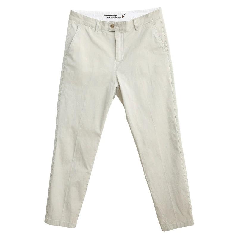 Calça de Alfaiataria Slim Branco Marfim - Maximino