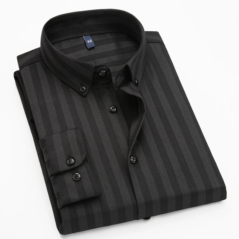 Camisa Social Masculina Listrada - Maximino Moda