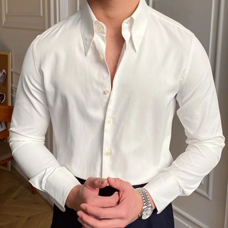 Camisa Social Masculina Britânica MXI89