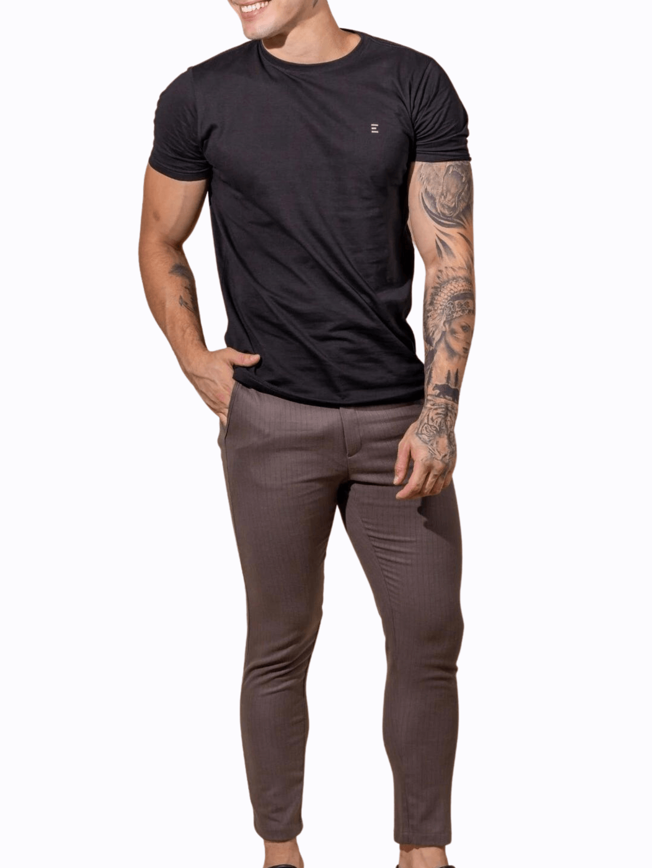 Calça Alfaiataria Masculina Social Skinny Esporte Fino - Maximino