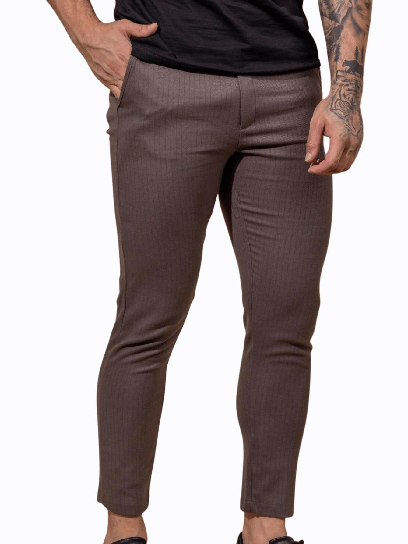 Calça Alfaiataria Masculina Social Skinny Esporte Fino - Maximino