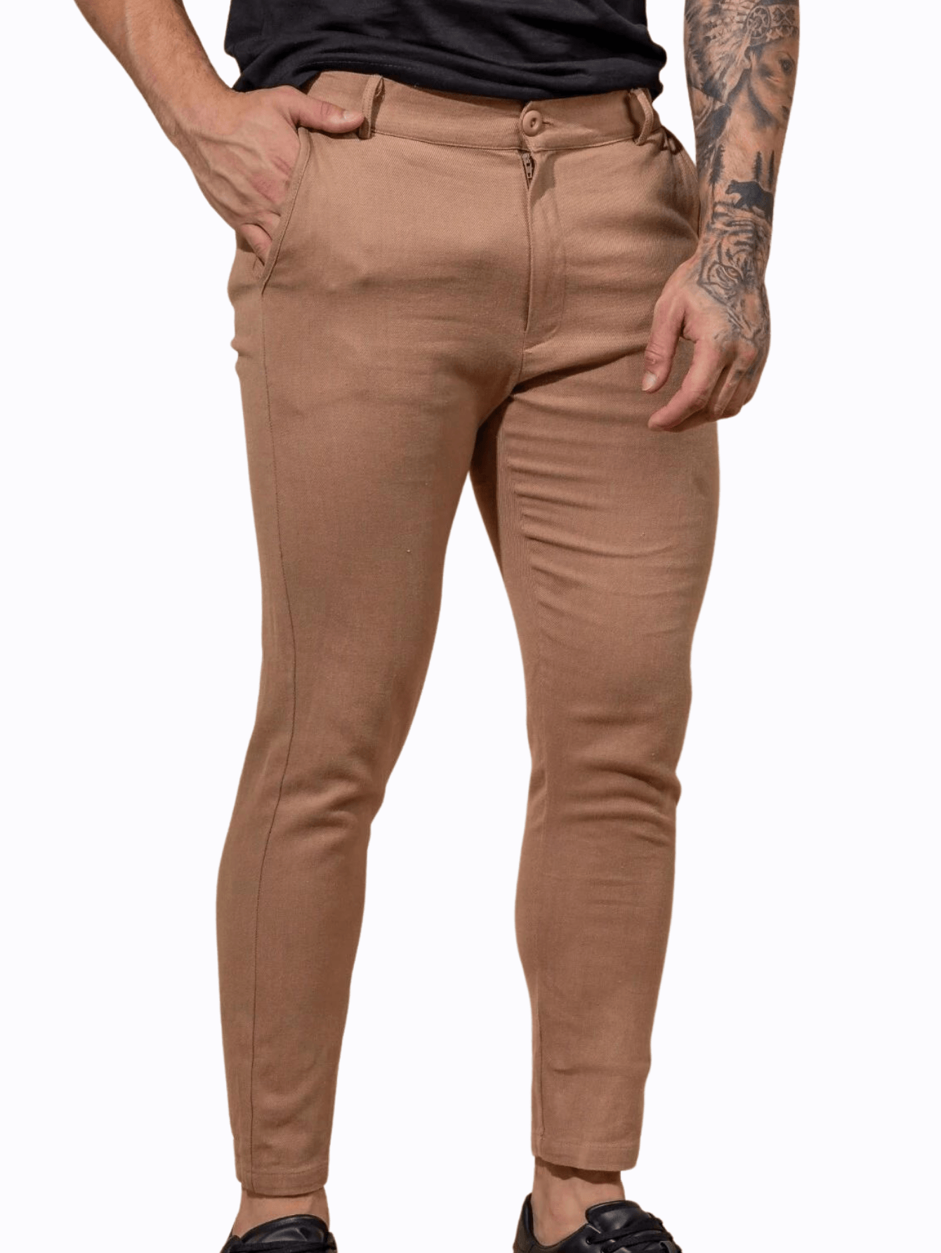 Calça Alfaiataria Masculina Social Skinny Esporte Fino - Maximino